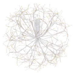 Sfera RICCO con rami bianchi, Ø 40 cm, 576 microled bianco caldo, uso interno