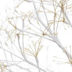 Sfera RICCO con rami bianchi, Ø 1 m, 3780 microled bianco caldo, uso interno