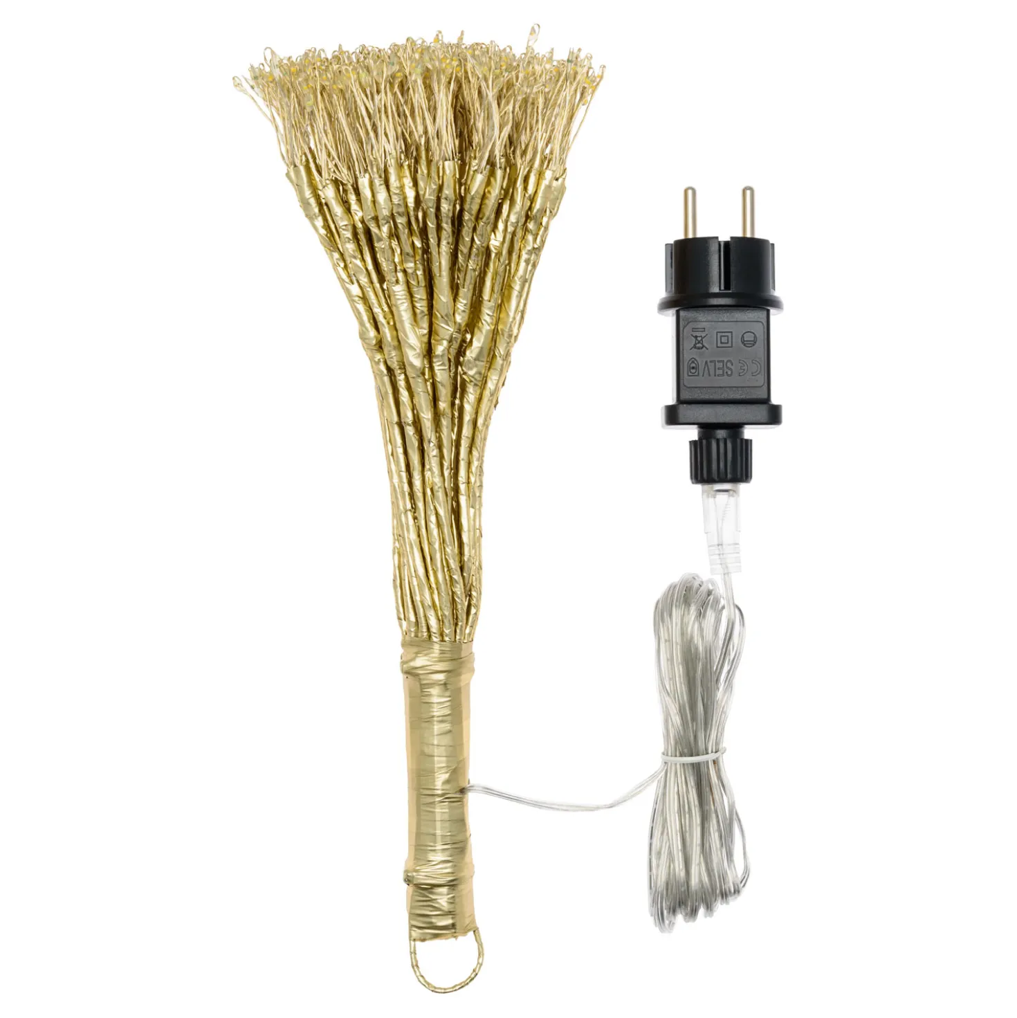 Sfera RICCO con rami champagne, Ø 40 cm, 576 microled bianco caldo e bianco freddo, uso interno