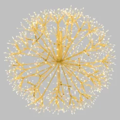 Sfera RICCO con rami champagne, Ø 50 cm, 912 microled bianco caldo e bianco freddo, uso interno