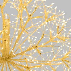 Sfera RICCO con rami champagne, Ø 50 cm, 912 microled bianco caldo e bianco freddo, uso interno