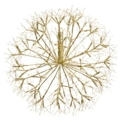 Sfera RICCO con rami champagne, Ø 50 cm, 912 microled bianco caldo e bianco freddo, uso interno