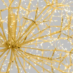 Sfera RICCO con rami champagne, Ø 60 cm, 1200 microled bianco caldo e bianco freddo, uso interno