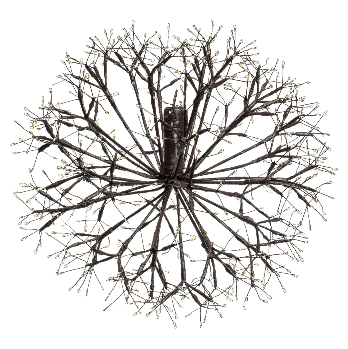 Sfera RICCO con rami marroni, Ø 40 cm, 576 microled bianco caldo, uso interno