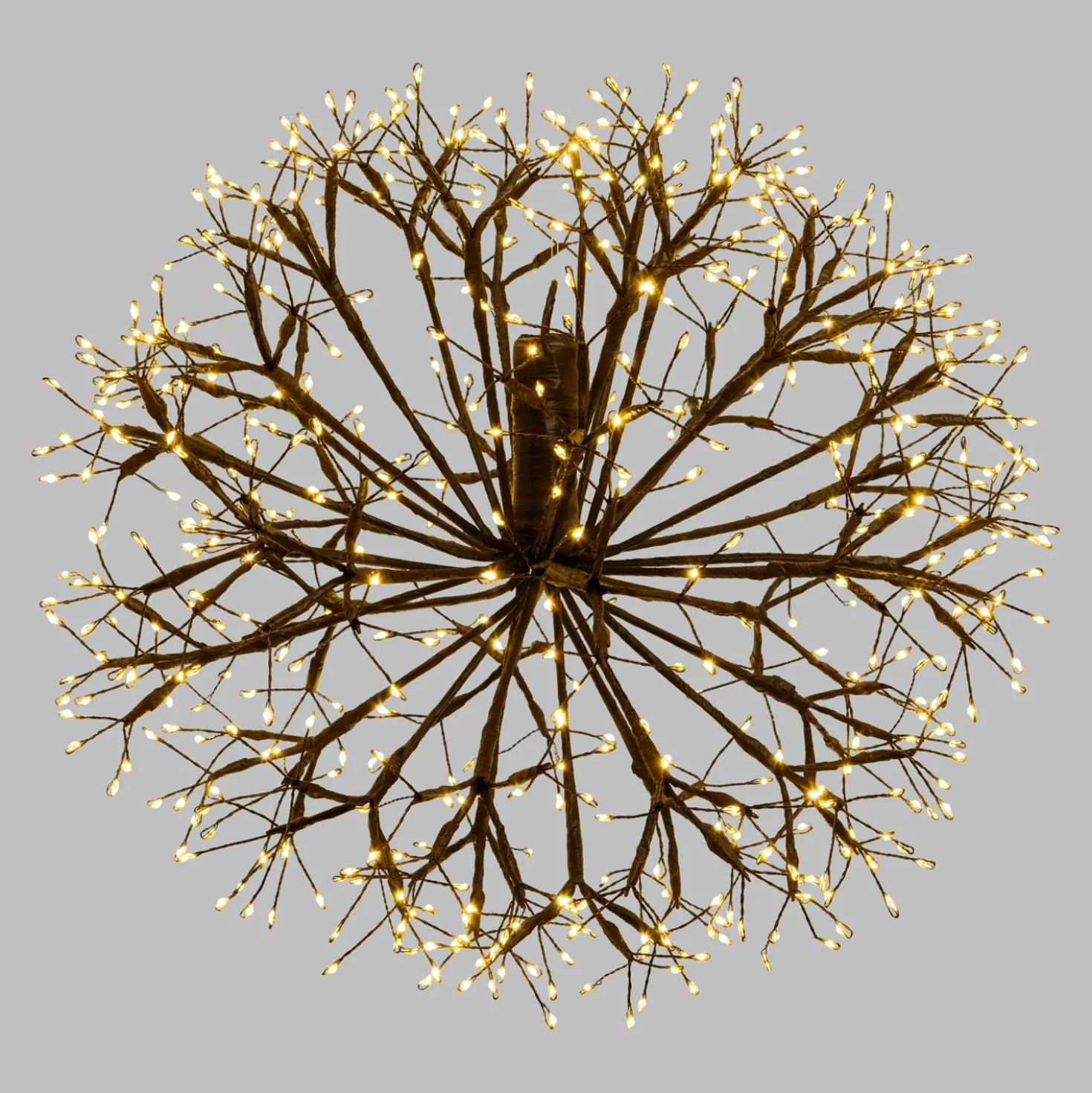 Sfera RICCO con rami marroni, Ø 40 cm, 576 microled bianco caldo, uso interno