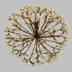 Sfera RICCO con rami marroni, Ø 50 cm, 912 microled bianco caldo, uso interno