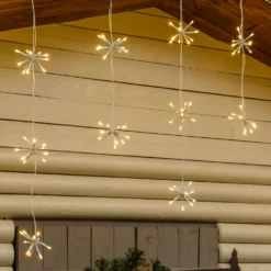 Stalattite Bunch 3 x h 0,7 m, led bianco caldo