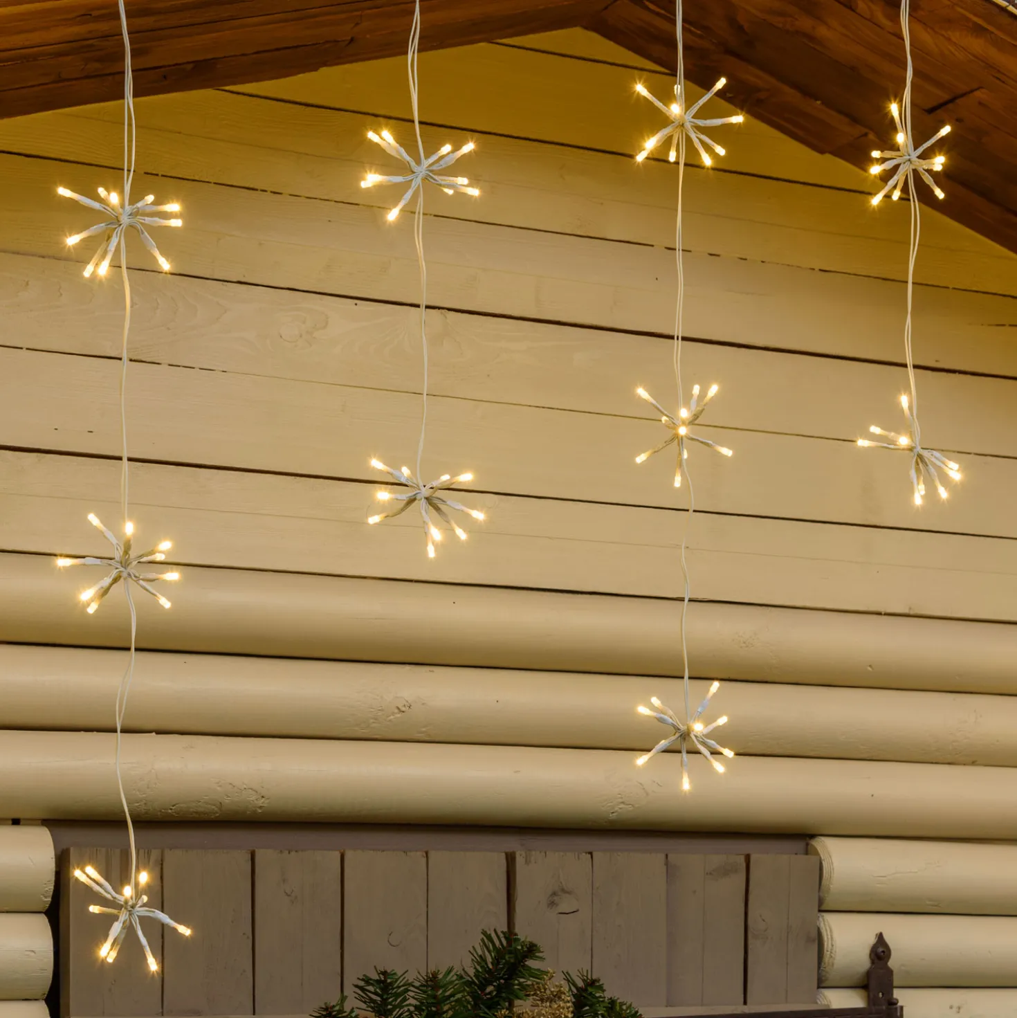 Stalattite Bunch 3 x h 0,7 m, led bianco caldo