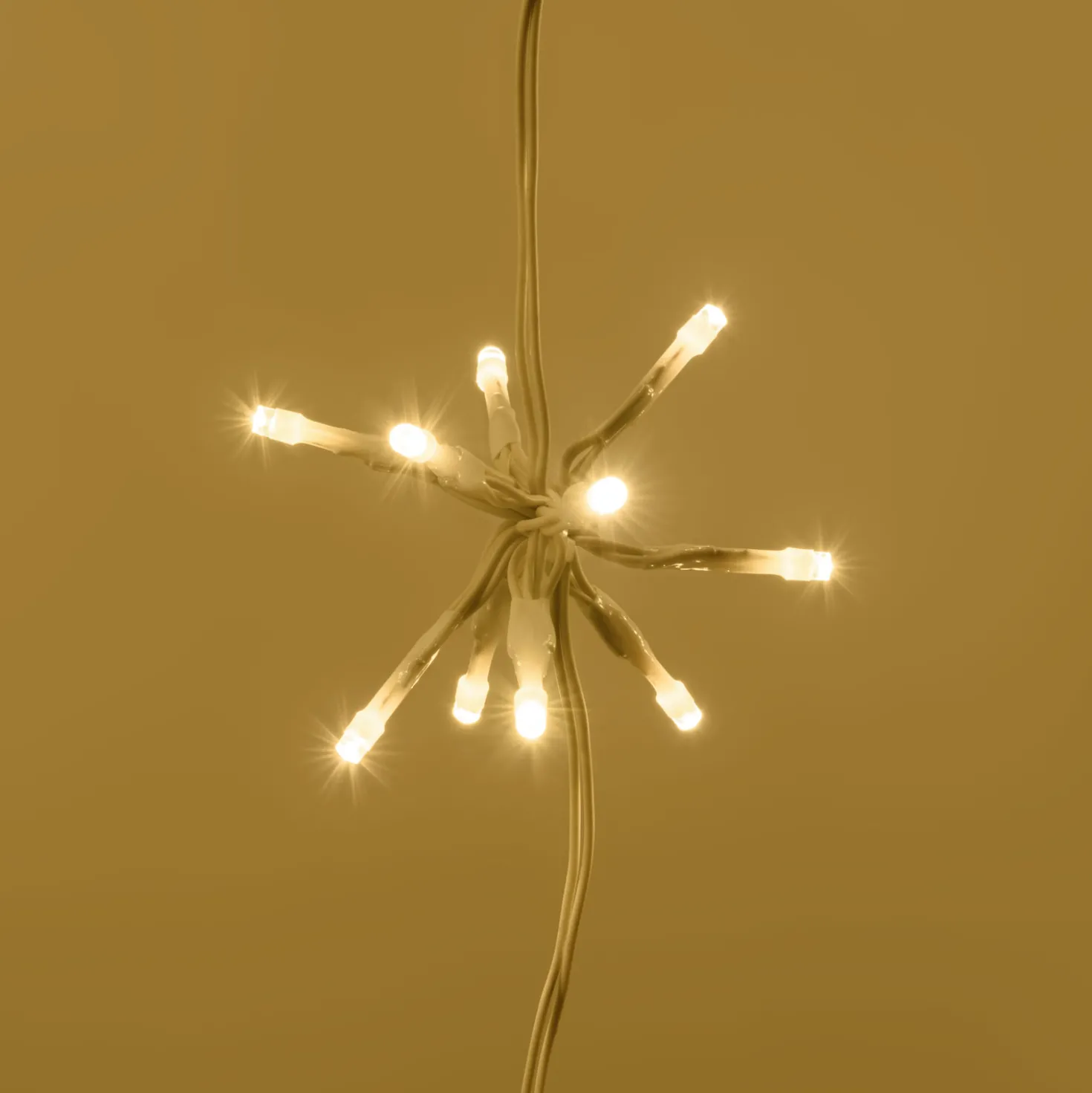 Stalattite Bunch 3 x h 0,7 m, led bianco caldo