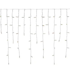 Stalattite Connect ProLine 36V, 2 x h 0,8 m, 120 maxiled bianco caldo, cavo trasparente, prolungabile