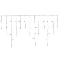 Stalattite Connect ProLine 36V, 2 x h 0,5 m, 80 maxiled bianco caldo, cavo trasparente, prolungabile