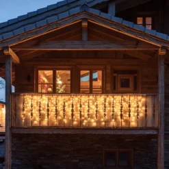 Stalattite di luci, 432 led bianco caldo