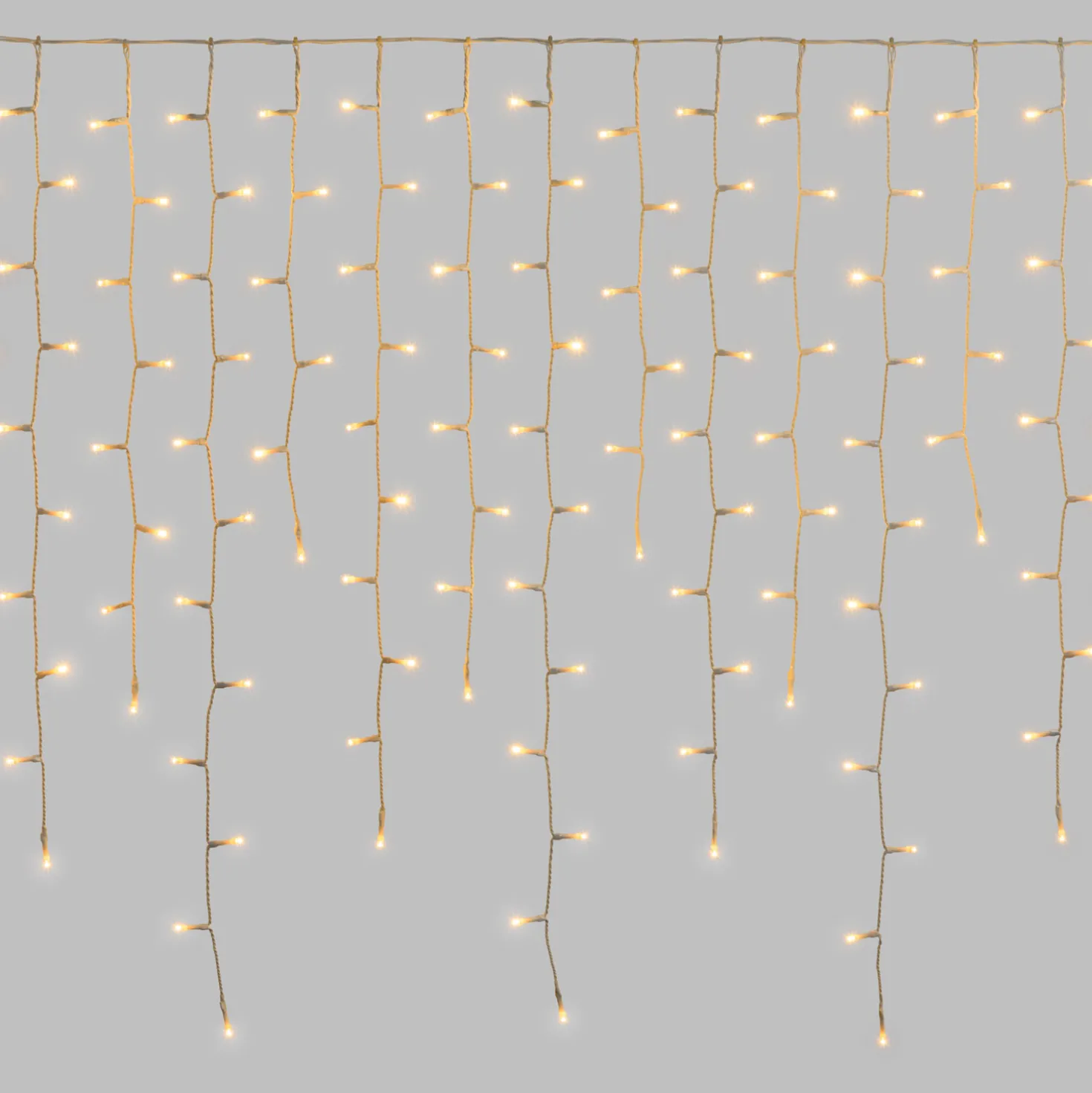Stalattite di luci, 432 led bianco caldo