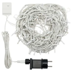 Stalattite effetto nevicata h 0,8 m, led bianco freddo