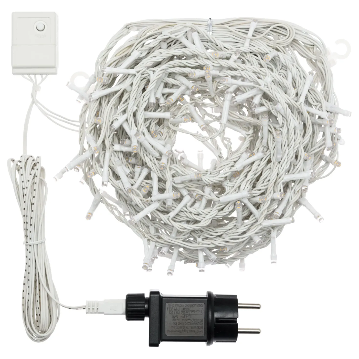 Stalattite effetto nevicata h 0,8 m, led bianco freddo