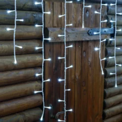 Stalattite effetto Nevicata, 480 led bianco freddo