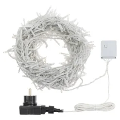 Stalattite effetto Nevicata, 480 led bianco freddo