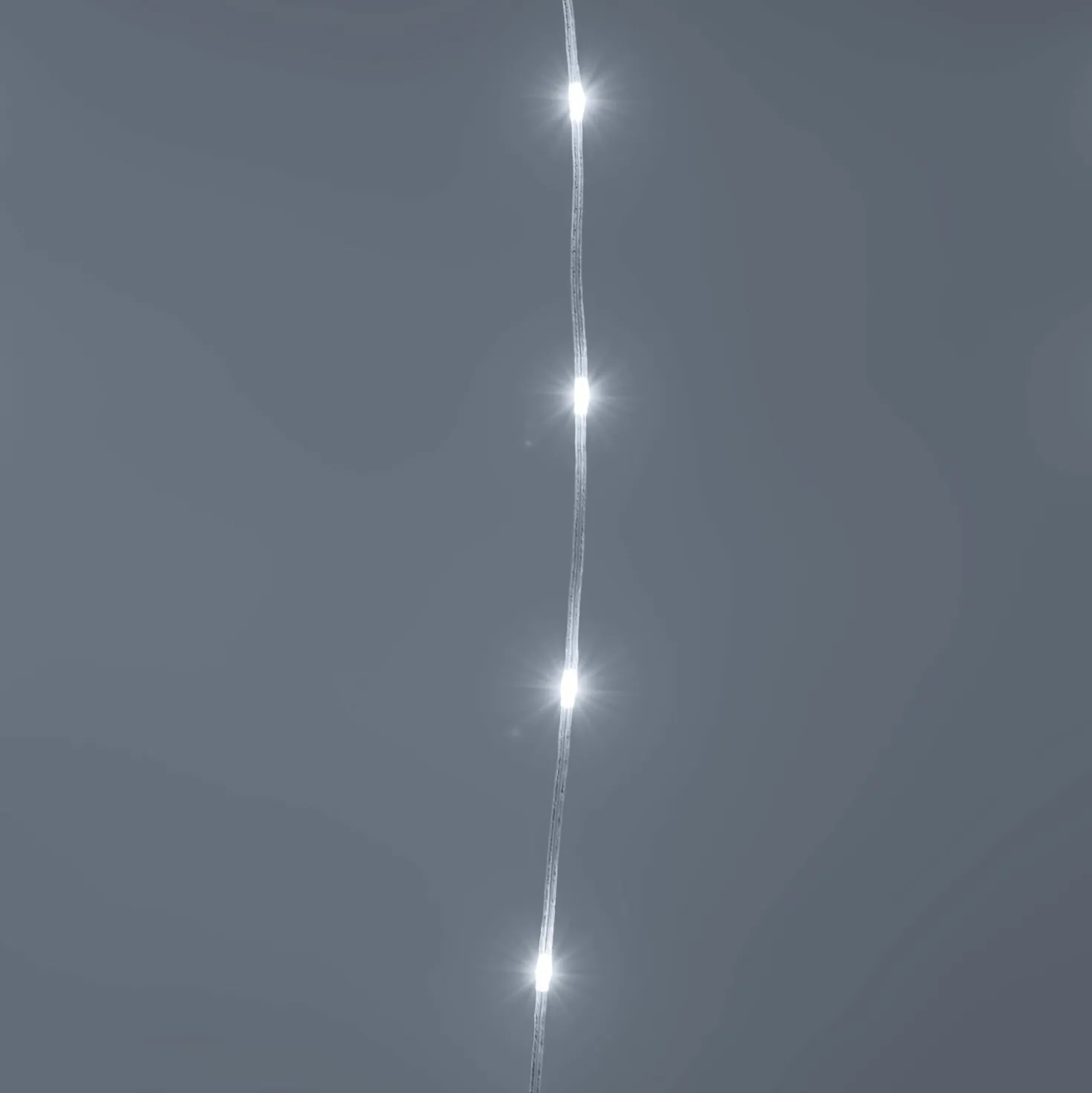 Stalattite h 0,75 m, gocce di luce led bianco freddo