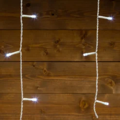Stalattite 5 x h 1 m, 182 led bianchi