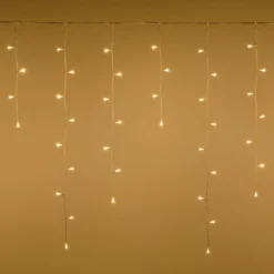 Stalattite 3,6 x h 0,9 m, led bianco caldo