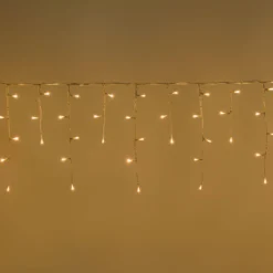 Stalattite 6 x h 0,4 m, led bianco caldo