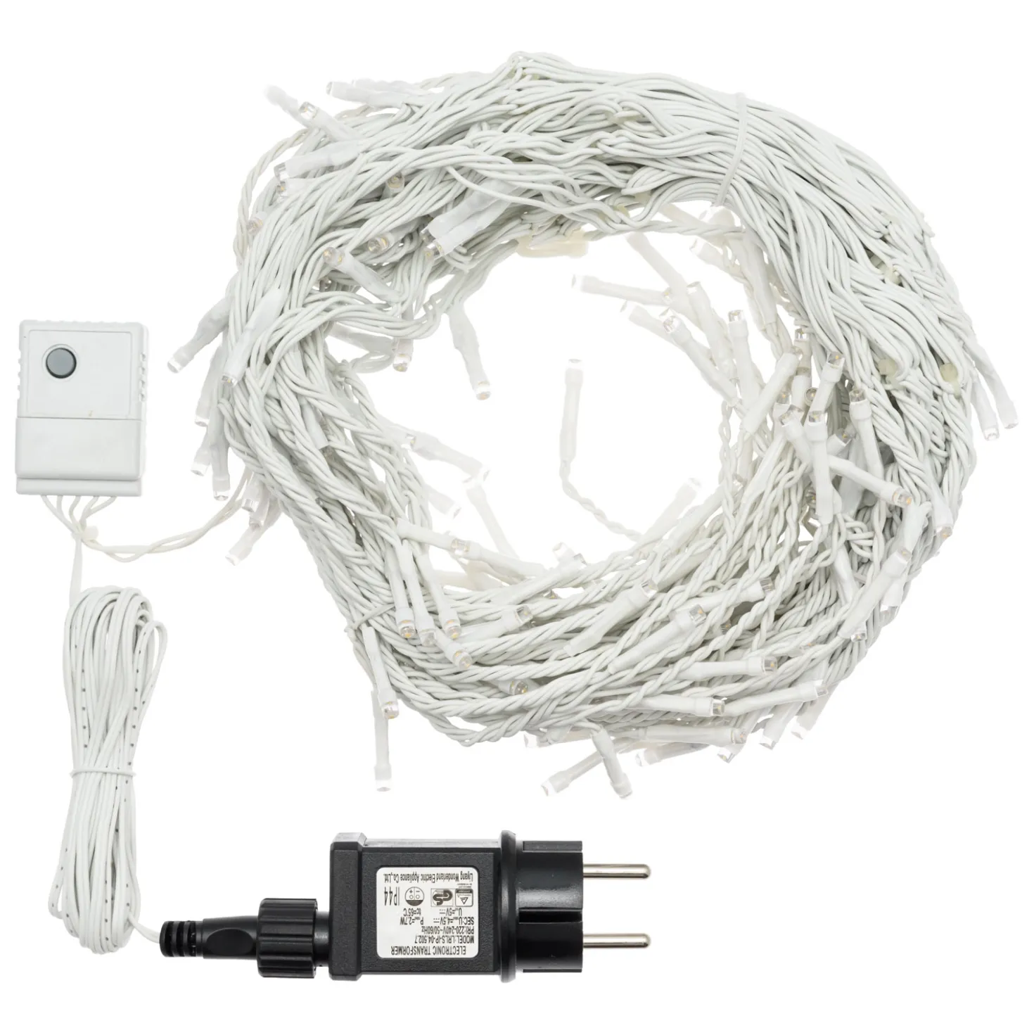 Stalattite 6 x h 0,4 m, led bianco caldo