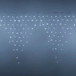Stalattite 4,5 x 1,2 m, 300 led bianco freddo