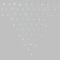 Stalattite 4,5 x 1,2 m, 300 led bianco freddo