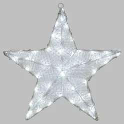 Stella Bianca 3D Ø 35 cm, Dual Color LED bianco caldo e freddo