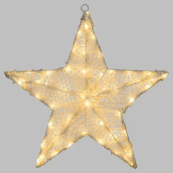 Stella Bianca 3D Ø 35 cm, Dual Color LED bianco caldo e freddo