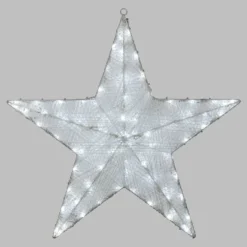 Stella Bianca 3D Ø 55 cm, Dual Color LED bianco caldo e freddo