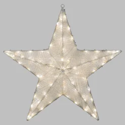 Stella Bianca 3D Ø 55 cm, Dual Color LED bianco caldo e freddo