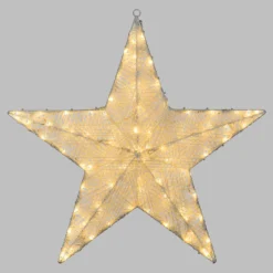 Stella Bianca 3D Ø 55 cm, Dual Color LED bianco caldo e freddo