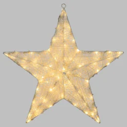 Stella Bianca 3D Ø 45 m, Dual Color LED bianco caldo e freddo