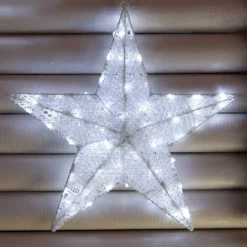 Stella Bianca 3D Ø 45 m, Dual Color LED bianco caldo e freddo