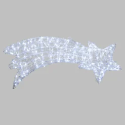 Stella cometa 2D, 75 cm, gocce led bianco freddo