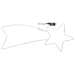 Stella cometa in tubo ultraluminoso, 288 led bianco caldo