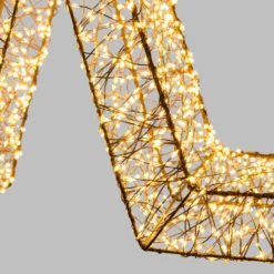 Stella 3D, Ø 110 cm, 7000 Micro led bianco caldo e bianco freddo, uso interno