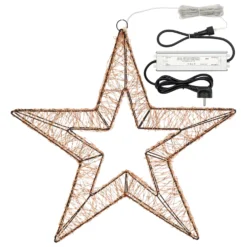 Stella 3D, Ø 55 cm, 2000 Micro led RGB cambiacolore, uso interno