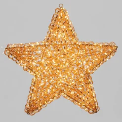 Stella 3D Rose Gold, filo a spirale, ∅58 cm, 720 microled bianco caldo