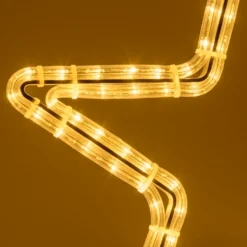 Stella in tubo luminoso, 47 x 45 cm, 116 led bianco caldo