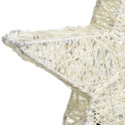 Stella luminosa per appoggio o sospensione, led bianco extra caldo