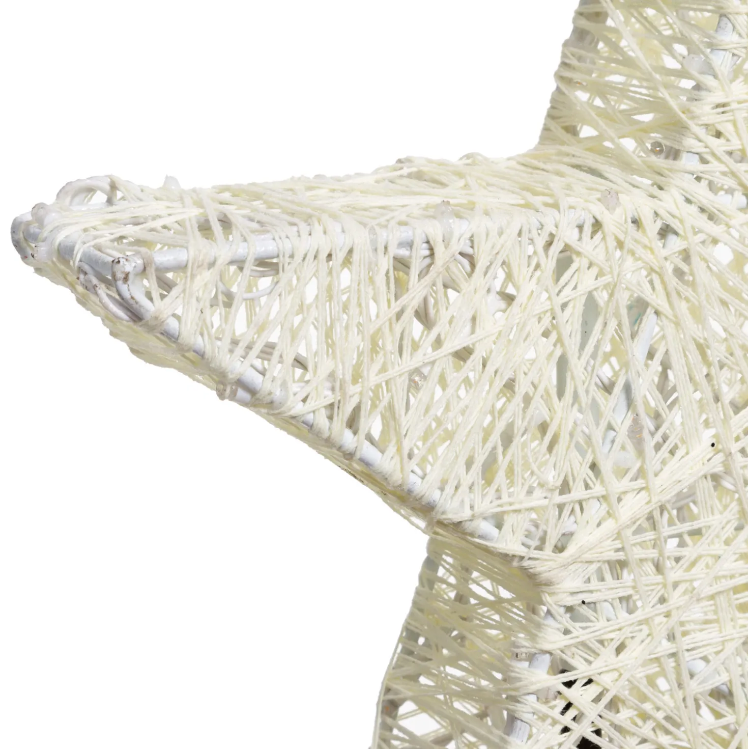 Stella luminosa per appoggio o sospensione, led bianco extra caldo
