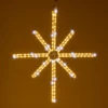 Stella polare in tubo luminoso, 67 x 70 cm, 146 led bianco caldo e bianco freddo