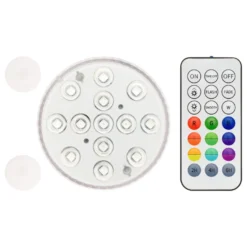 Tea Light Disco sommergibile a batteria, led ultraluminosi RGB