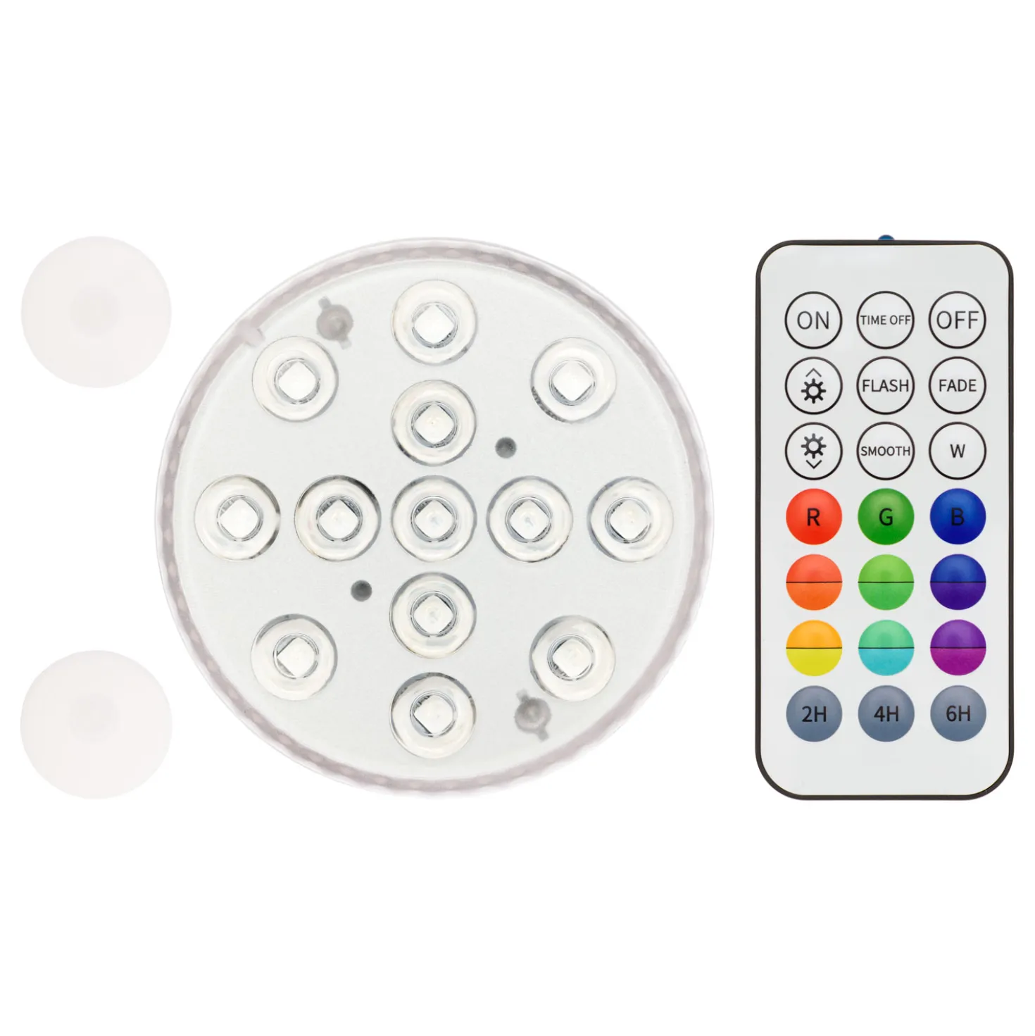 Tea Light Disco sommergibile a batteria, led ultraluminosi RGB