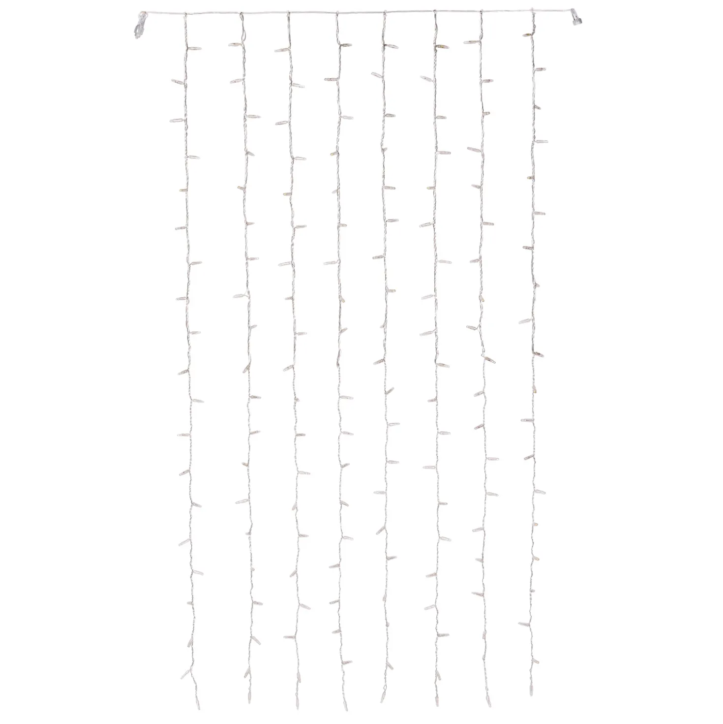 Tenda Connect ProLine 36V, 1 x h 2 m, 160 maxiled bianco caldo, cavo trasparente, prolungabile
