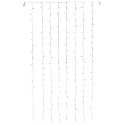 Tenda Connect ProLine 36V, 1 x h 2 m, 160 maxiled bianco caldo, cavo trasparente, prolungabile