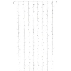 Tenda Connect ProLine 36V, 1 x h 3 m, 240 maxiled bianco caldo, cavo trasparente, prolungabile