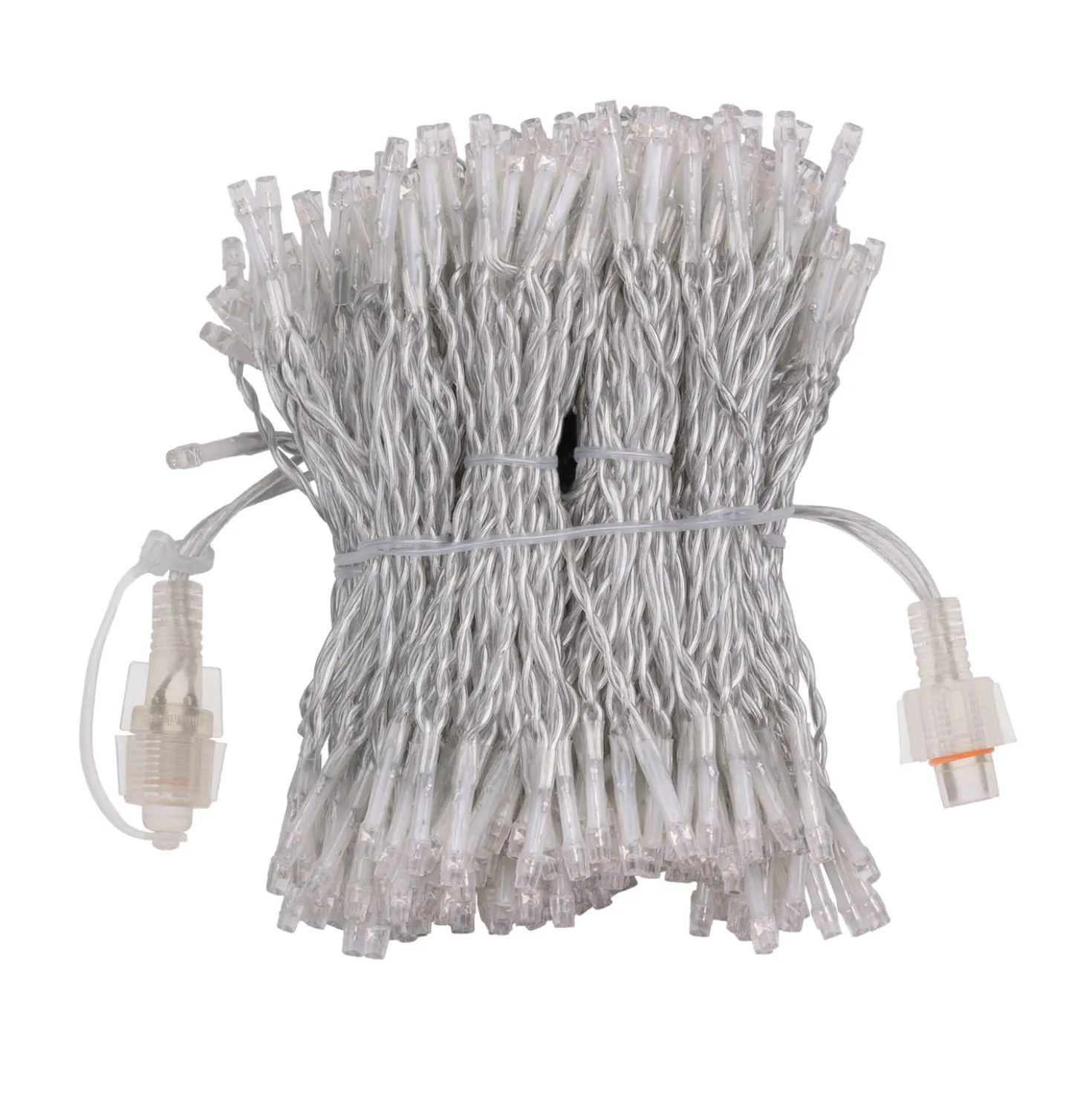 Tenda Connect+ 1 x h 2,5 m, 250 led bianco caldo e bianco freddo, cavo trasparente, prolungabile